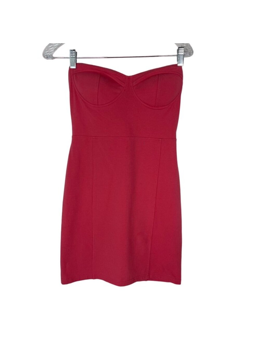 Guess Strapless Dress Medium Pink New Stretch BodyCom Dance Party Summer